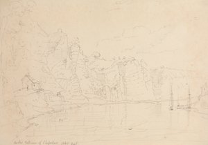 Ingang van Chepstow, september 1845 door Capt. Thomas Hastings