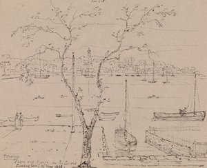 Vanuit ons huis in East Cowes, zondagavond, 12 mei 1833 door Capt. Thomas Hastings