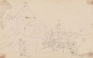 Bij Newport, Isle of Wight door Capt. Thomas Hastings