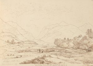 Rivier Laune vanaf de Hoofdweg van Killarney & Aghadoe, 6 September 1841