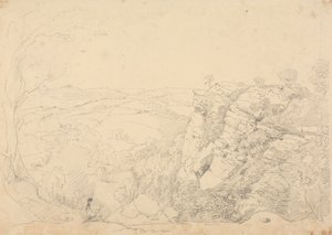 Schets van Chudleigh Rocks, Devon door Capt. Thomas Hastings