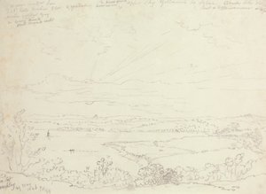 Zonsondergang, Beachley, 29 mei 1846 door Capt. Thomas Hastings