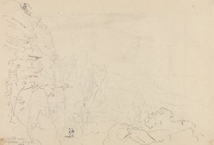 Onderklif bij Saint Lawrence, Isle of Wight door Capt. Thomas Hastings