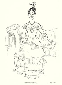 Dickens personage: Charity Pecksniff door Captain Edward Henry Handley Read