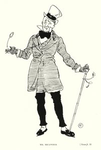 Dickens personage: Mr Micawber door Captain Edward Henry Handley Read