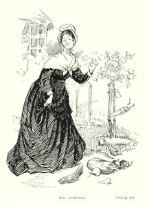 Dickens personage: Mrs Nickleby door Captain Edward Henry Handley Read