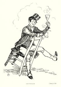 Dickens personage: Sam Weller door Captain Edward Henry Handley Read