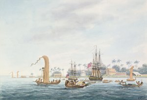 Point Venus, Eiland Otahytey, 1792 door Captain George Tobin