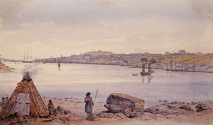 Uitzicht in Nova Scotia
