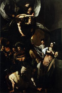 De zeven werken van barmhartigheid door Caravaggio