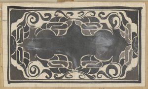 Decoratief ontwerp door Carel Adolph Lion Cachet