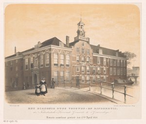 Diakonie oude vrouwen- en kinderhuis in Den Haag door Carel Christiaan Antony Last