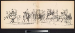 Maskerade van de Leidse studenten, 1850 (plaat 4) door Carel Christiaan Antony Last