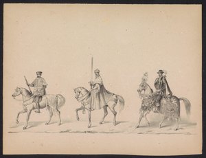 Maskerade van de Utrechtse studenten, 1846 (plaat 14) door Carel Christiaan Antony Last