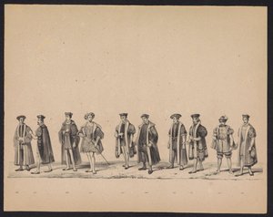 Maskerade van de Utrechtse studenten, 1846 (plaat 19)