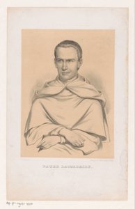 Portret van Jean-Baptiste Henri Lacordaire door Carel Christiaan Antony Last