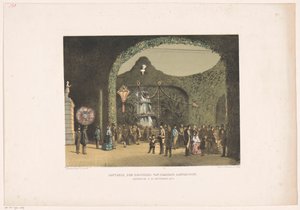 Zaal in Frascati te Amsterdam 1855