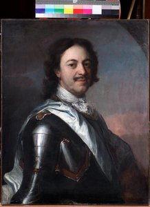 Portret van Keizer Peter I de Grote (1672-1725) door Carel De Moor