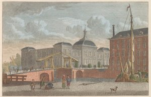 Beurs te Rotterdam, ca. 1790 door Carel Frederik Bendorp (I)