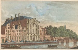 Gebouw van Felix Meritis te Amsterdam, ca. 1790 door Carel Frederik Bendorp (I)