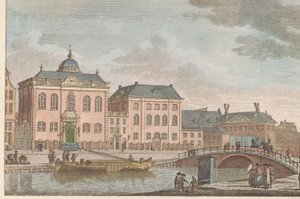 Hoogduitse Synagoge te Amsterdam, ca. 1790 door Carel Frederik Bendorp (I)