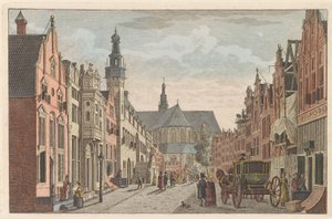 Langestraat te Alkmaar, ca. 1790