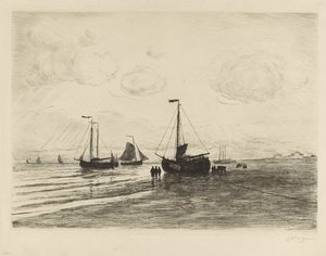 Op het strand bij Katwijk