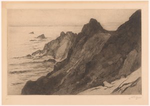 Pointe du Raz door Carel Nicolaas Storm van 