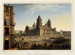 Plaza Mayor, Mexico, c.1839