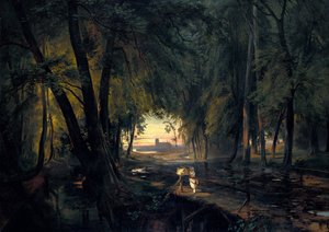 Bosweg bij Spandau, 1835