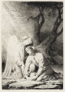 Christus in Gethsemane door Carl Bloch