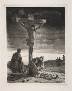 Christus aan het kruis door Carl Bloch