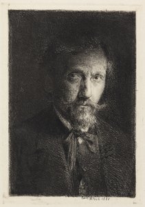 Zelfportret door Carl Bloch
