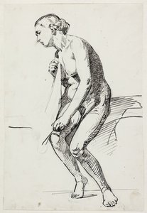 Studies voor het schilderij van het museum "Jairi dochter" (kms835)