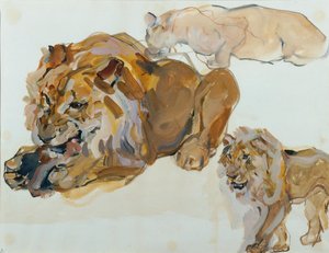 Dierstudie uit Schönbrunn door Carl Fahringer