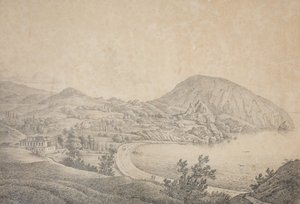 Uitzicht op het Landgoed van Armand Emmanuel du Plessis, hertog van Richelieu in Gursuf, 1810s door Carl Ferdinand von Kugelgen