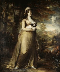 Portret van Teresa Vandoni, 1797 door Carl Fredric von Breda