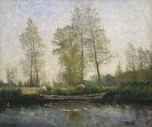 Seine. Motief van St Germain door Carl Fredrik Hill