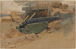 Kanon bij een Bolwerk