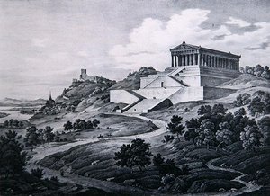 De Walhalla door Carl Friedrich Heinzmann