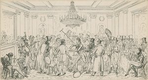 Het interieur van de moderne hel; vide de cogged dice door Carl Georg Adolph Hasenpflug