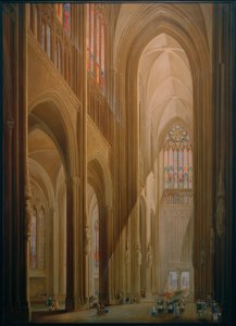 Binnen in de Dom van Keulen