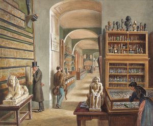 Het tweede kabinet van de Egyptische collectie door Carl Goebel d. J.
