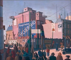 Muntplein door Carl Grossberg