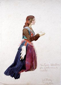 Een Dalmatische dame van de 