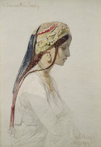 Een Samaritaanse dame, 1859 door Carl Haag