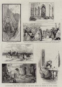Illustraties uit de catalogus van de Royal Society of Painters in Water Colours door Carl Haag
