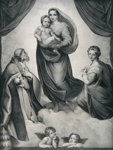 De Sixtijnse Madonna door Carl Heindel