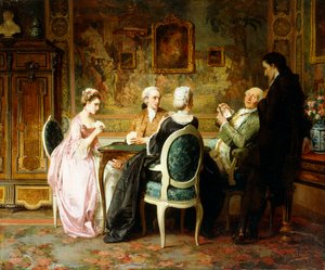 Het Kaartspel door Carl Heinrich Hoff