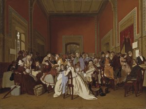 Tweede klas wachtkamer, c.1865